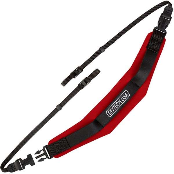 Optech Neoprene Pro Strap Red