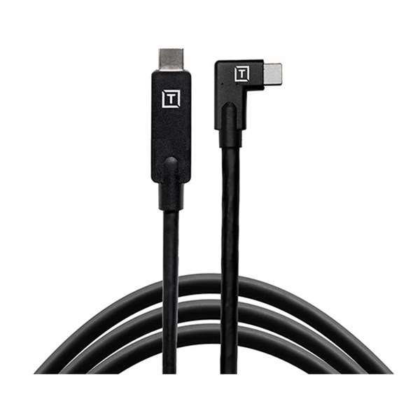 Tether Tools TetherPro 4.6m USB-C to USB-C Right Angle Cable Black