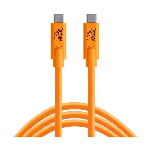 Tether Tools TetherPro 0.9m USB-C to USB-C Cable High-Vis Orange