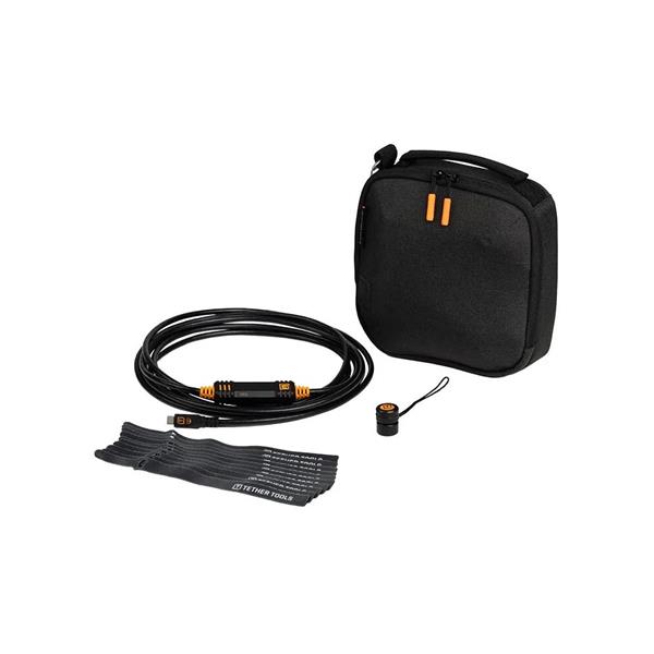 Tether Tools Starter Tethering Kit Optima 10G 4.6m Straight to Straight Black