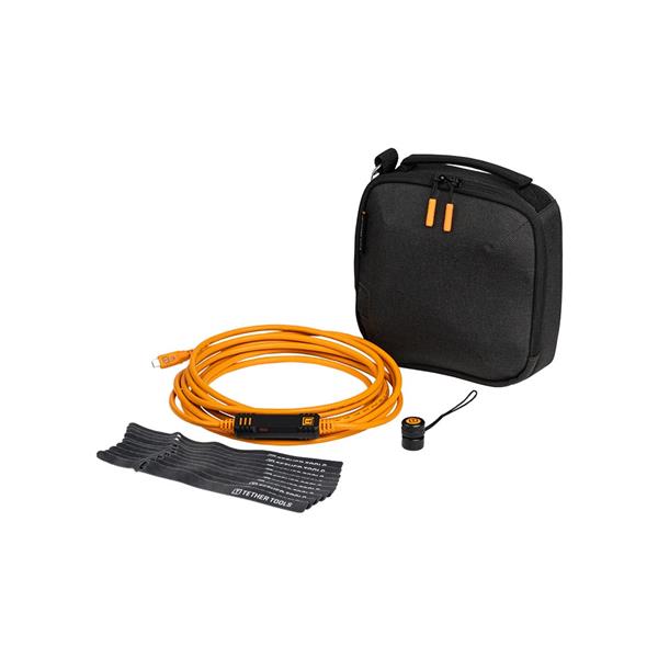 Tether Tools Starter Tethering Kit Optima 10G 4.6m Straight to Straight Orange