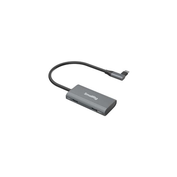 SmallRig 4-in-1 USB-C Hub with Audio Adapter