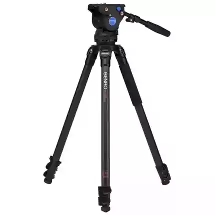 Benro C373F Series 3 CF Single Leg Video Tripod w BV4 Fluid Head Kit