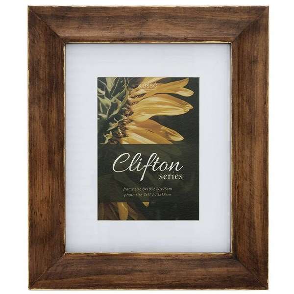 Clifton Series Brown Wood Frame 6x4