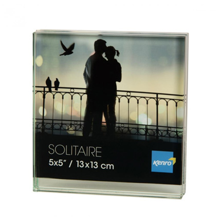 Kenro Solitaire Glass Block Square 5x5
