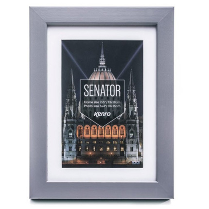 Kenro Senator Grey A4 Frame w/ 9x6