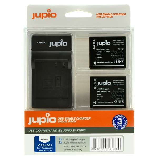 Jupio Kit 2x Battery MW-BLG10 900mAh and Single Charger