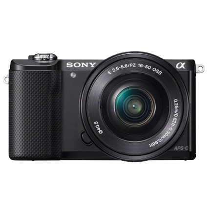 Sony A5000 compact system camera + 16-50mm Lens  Black