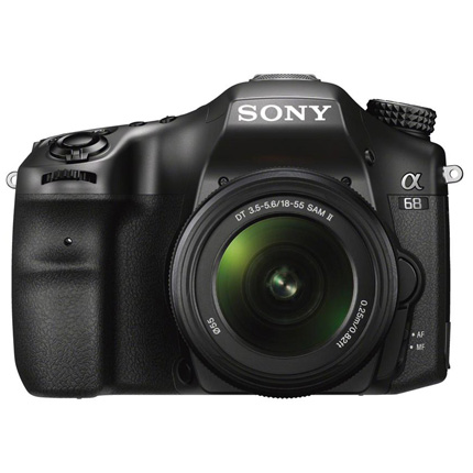 Sony a68 DSLR With DT 18-55mm f/3.5–5.6 SAM II Lens Kit