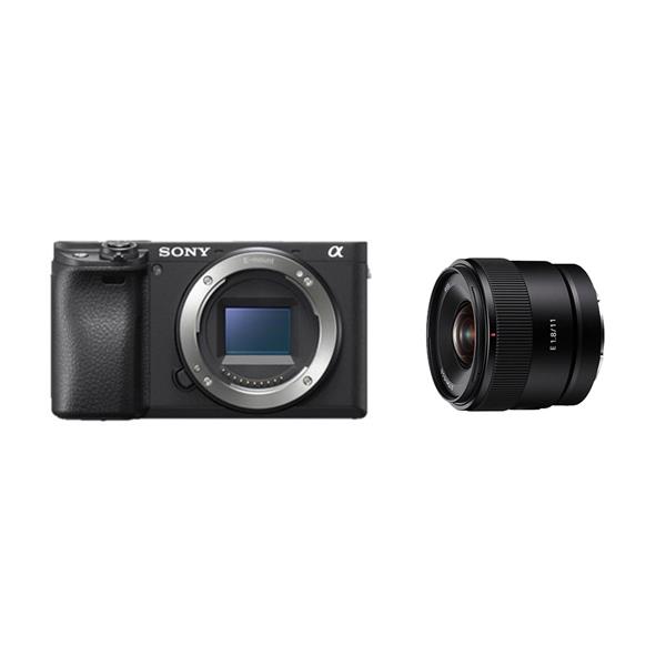 Sony A6400 Camera with E 11mm f/1.8 Lens Kit