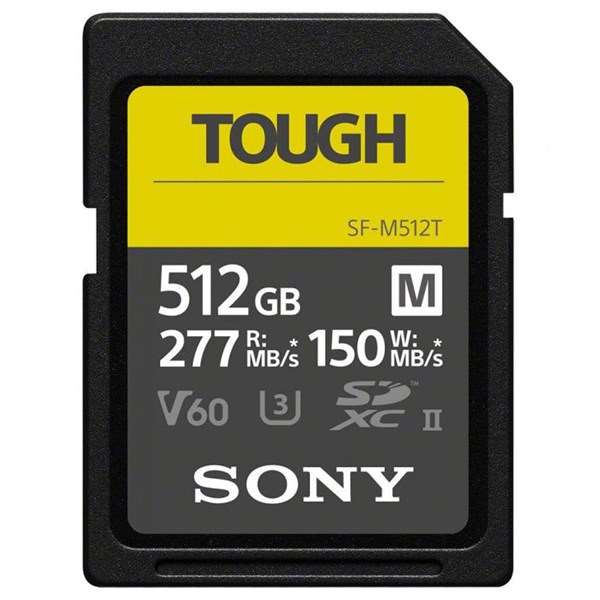 Sony 512GB SF-M Series Tough UHS-II SDXC Card