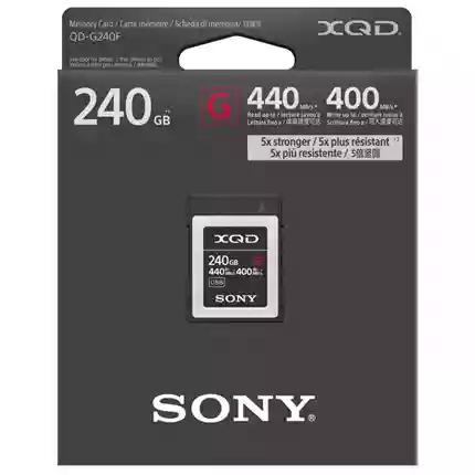 Sony 240GB XQD Card 440mb/s Read 400mb/s