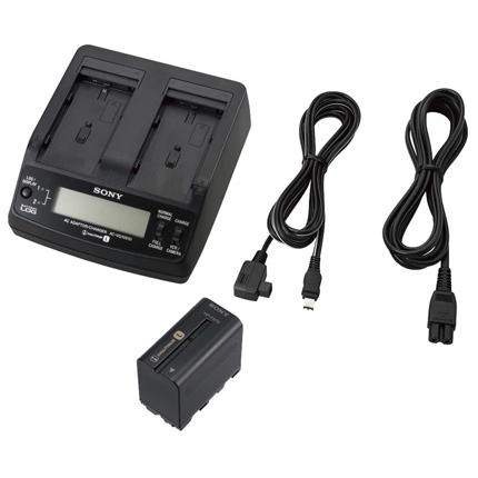 Sony ACC-L1BP Dual Camcorder Battery Charger & Battery