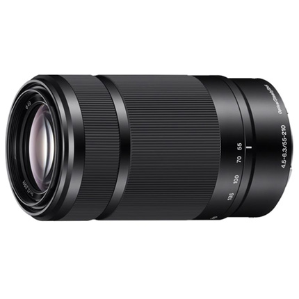 Sony E 55-210mm f/4.5-6.3 OSS Zoom Lens Black