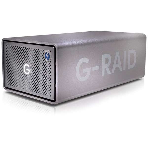 SanDisk Professional G-RAID 2 12TB 2-Bay RAID Array Thunderbolt 3