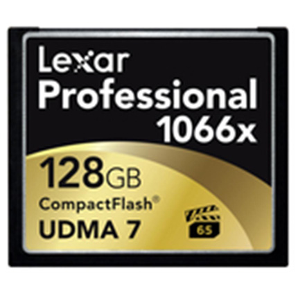 Lexar Professional 128GB 1066x Pro 160MB/s UDMA-7 CF Memory Card