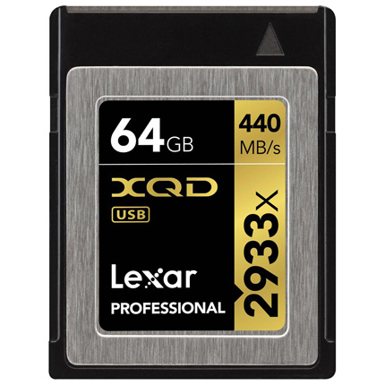Lexar Professional 64GB 2933x XQD 2.0 Memory Card