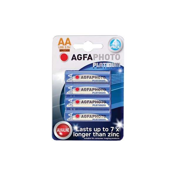 AgfaPhoto Platinum AA Batteries 4 Pack
