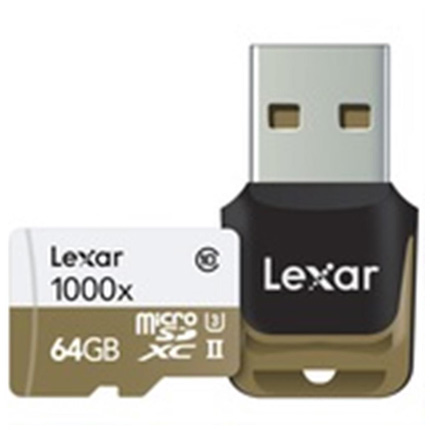 Lexar 64GB Micro SDHC 1000X UHS-II