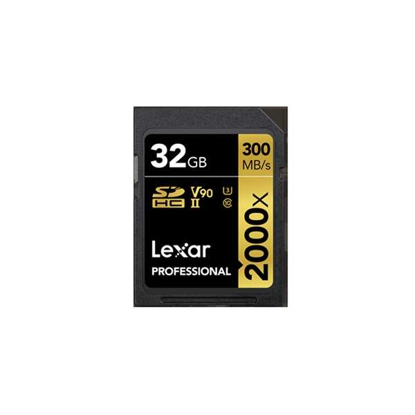 Lexar 32GB SDHC Professional UHS-II 2000x