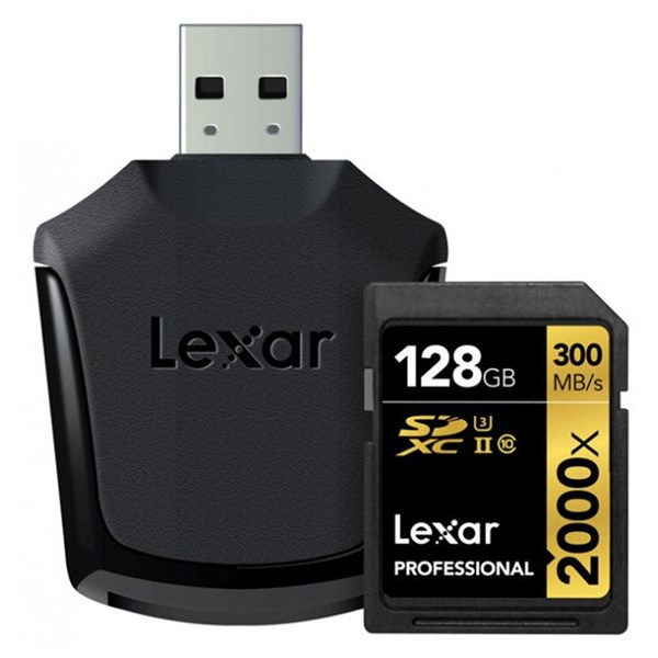 Lexar 128GB Professional 2000x SDXC