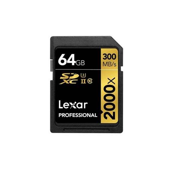 Lexar 64GB Professional 2000x UHS-II V90 SDXC With LRW 450 Reader
