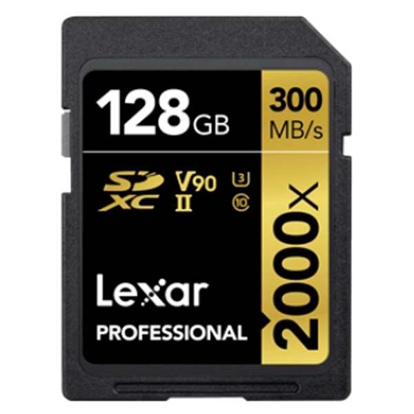 Lexar 128GB Professional 2000x UHS-II V90 SDXC With LRW 450 Reader
