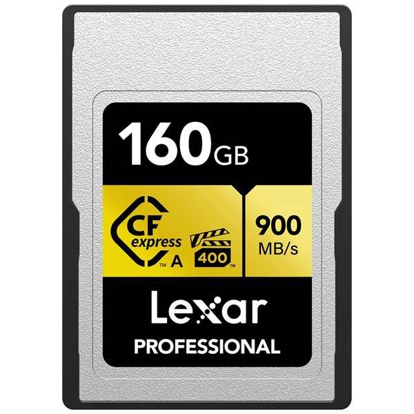 Lexar 160GB Professional CFexpress Type A Card Gold Series