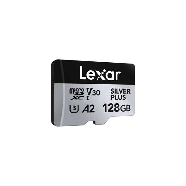 Lexar microSDXC Silver Plus UHS-1 128GB V30 R205/W150MB/s