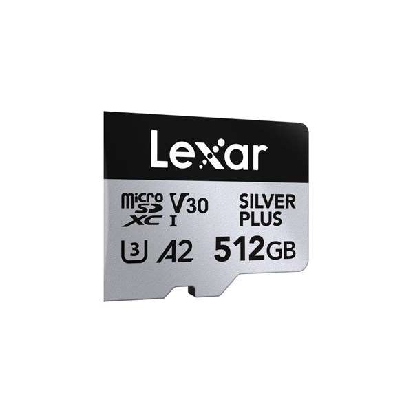 Lexar microSDXC Silver Plus UHS-1 512GB V30 R205/W150MB/s