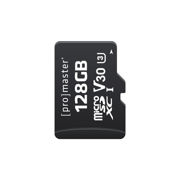 ProMaster Performance 128GB Micro SDHC V30 with Adapter Open Box