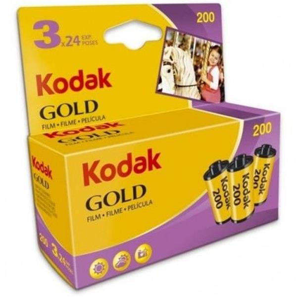 Kodak GOLD 200 GB135-24 Triple Pack colour film