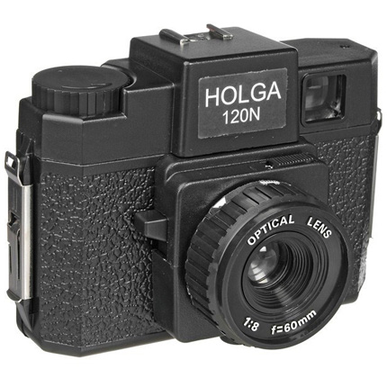 Holga 120N Film Camera Black