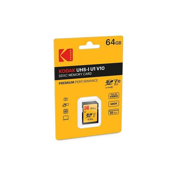 Kodak 64GB SD UHS-I U1 V10 Premium