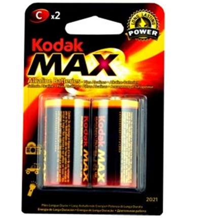 Kodak Xtralife KC2 Twin Pack Alkaline Batteries