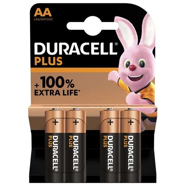 Duracell AA Plus (4 Pack)