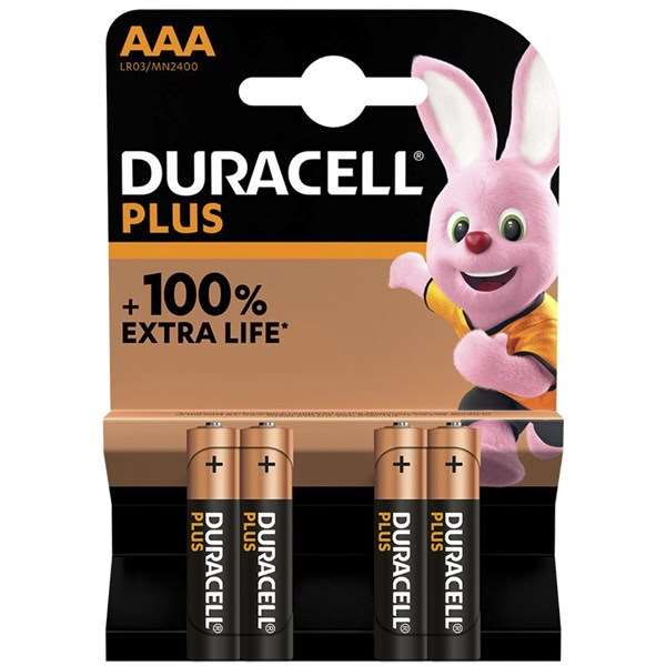 Duracell AAA Plus (4 Pack)