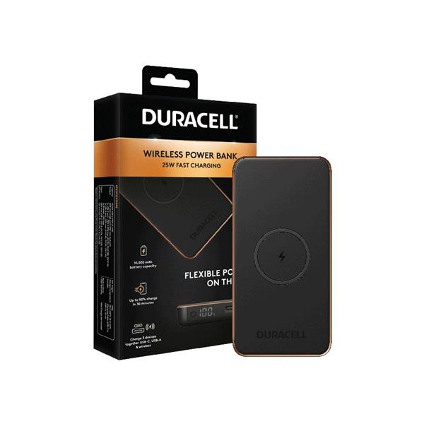 Duracell Wireless Core10 10000mAh 25W PD PowerBank