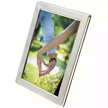 Swains Classic Narrow Silver Plated 4x6 Frame