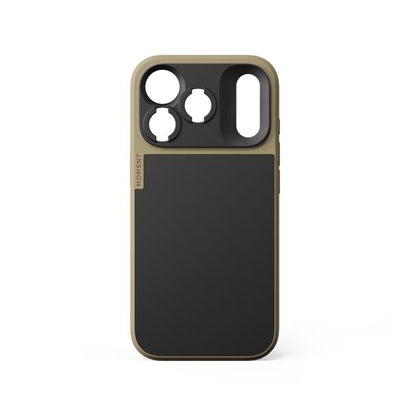 Moment Camera Case for iPhone 17 Pro Compatible with MagSafe Tan