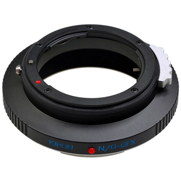 Kipon Lens Adapter for Fujifilm GFX Body - Nikon F Mount G Lens MF
