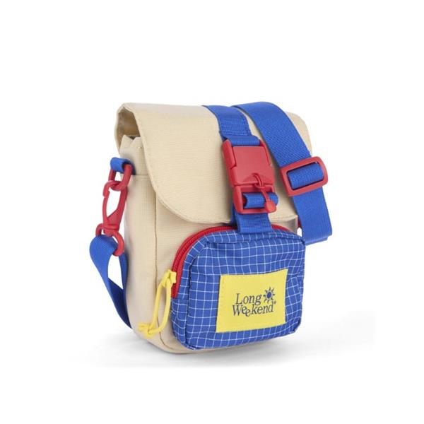 Long Weekend Crossbody Camera Pouch Creme Multi