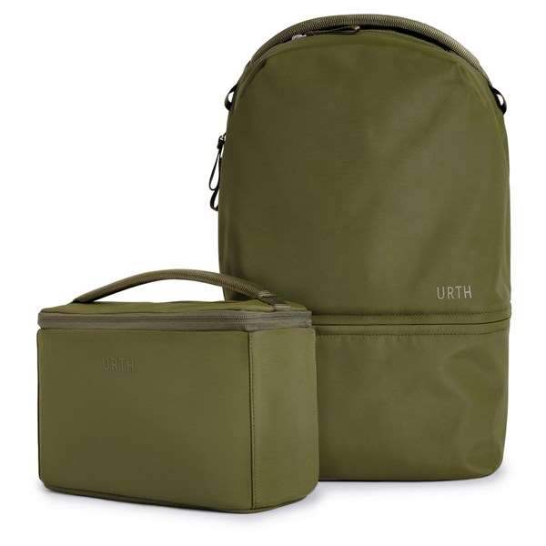 Urth Arkose 20L Backpack and Camera Insert Green