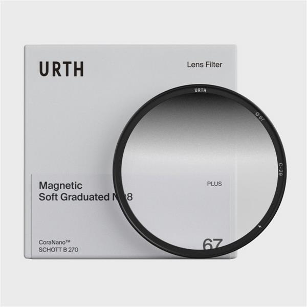 Urth 77mm Magnetic Soft Graduated ND8 (3 Stop) Filter Plus+