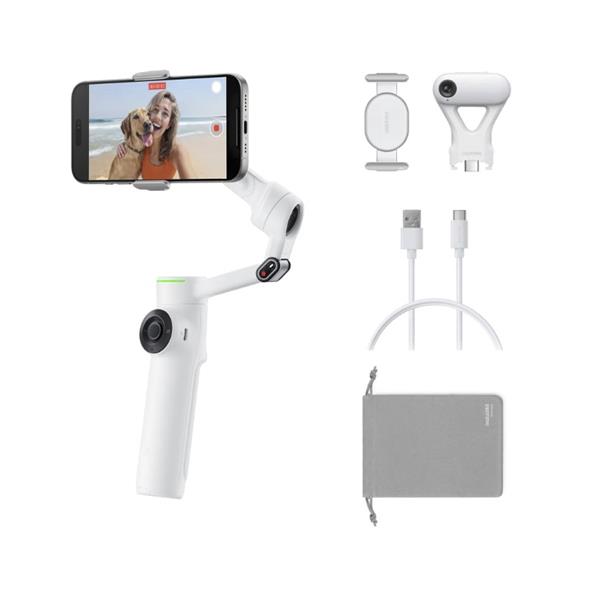 Insta360 Flow 2 Pro AI Tracker Bundle White