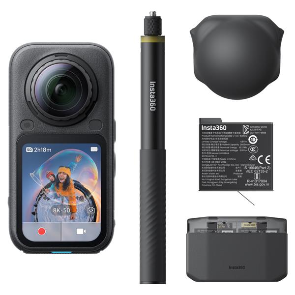 Insta360 X6 Essentials Bundle Midnight Black