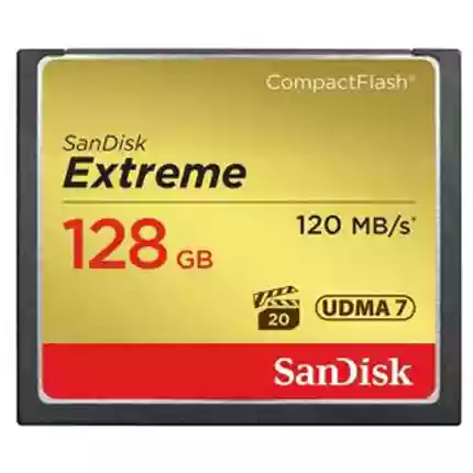 Sandisk 128GB Extreme Compact Flash 120MB/s UDMA 8