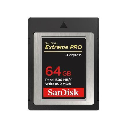 SanDisk Extreme PRO CFexpress Card Type B 64GB