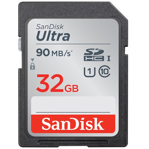Sandisk Ultra SDHC 32GB 90MB/s Class 10 UHS-I