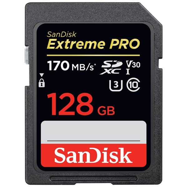 Sandisk Extreme Pro 128GB SDXC 170MB/s